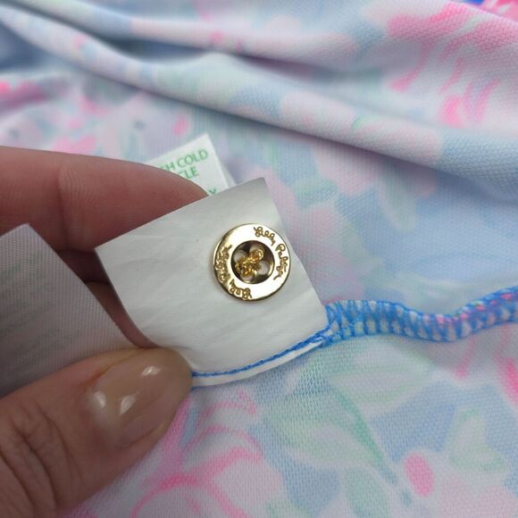 LILLY PULITZER Solia ChillyLilly Mini Dress Spring In Your Step 70s Beachy Boho - Picture 12 of 12